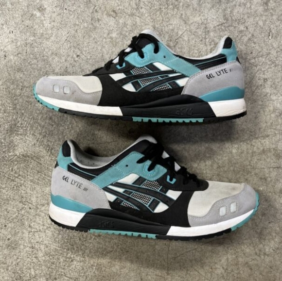 ASICS gel lyte 3 Aqua US Men Size 9 - Picture 4 of 13